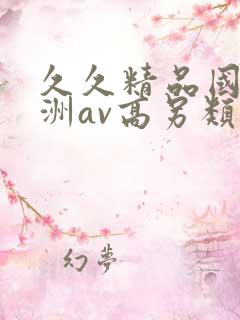久久精品国产亚洲av高另类