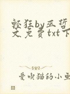 轻狂by巫哲全文免费txt下载