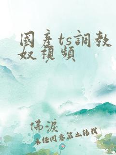 国产ts调教男奴视频