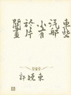 关于小汽车的动画片有哪些