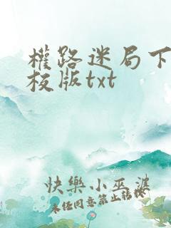 权路迷局下载精校版txt