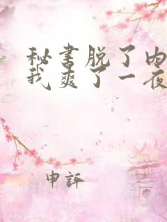 秘书脱了内裤让我爽了一夜