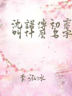 沈诺傅初霁小说叫什么名字