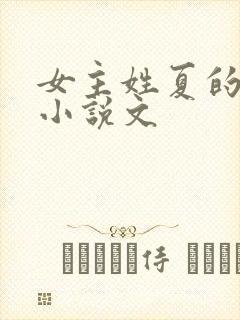 女主姓夏的重生小说文