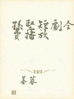 孙坚短剧全集免费播放