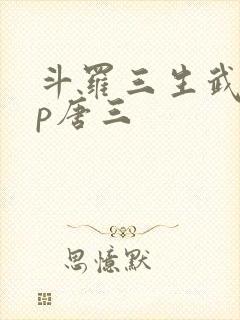 斗罗三生武魂cp唐三
