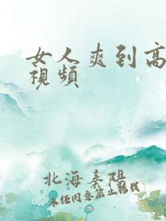 女人爽到高潮的视频