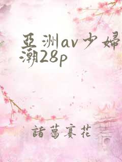 亚洲av少妇高潮28p