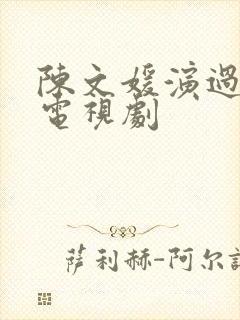 陈文媛演过哪些电视剧
