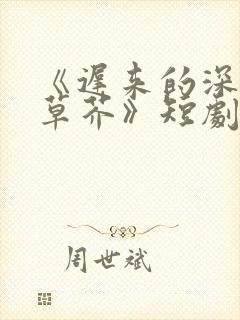 《迟来的深情如草芥》短剧免费观看
