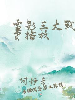 电影三大战役免费播放
