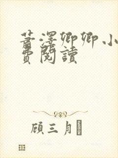 萧泽卿卿小说免费阅读