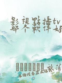 影视点播tv版哪个软件好