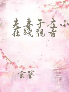 夫妻午夜小视频在线观看