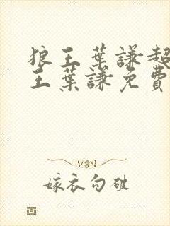 狼王叶谦超级兵王叶谦免费阅读