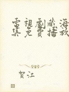 电视剧藏海传全集免费播放