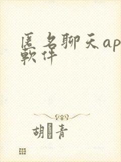 匿名聊天app软件
