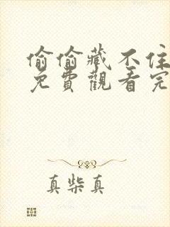 偷偷藏不住全集免费观看完整版