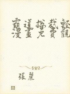 霸道总裁轻轻爱漫画免费观看 霸道总裁轻轻爱漫画免费观看