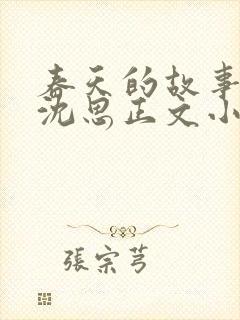 春天的故事李兵沈思正文小说
