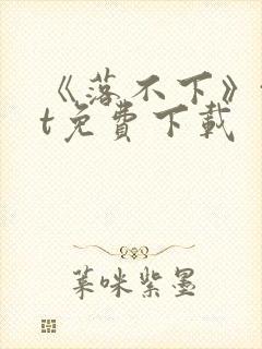 《落不下》txt免费下载