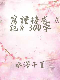 写读后感《西游记》300字