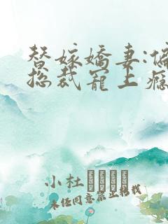 替嫁娇妻:偏执总裁宠上瘾小说