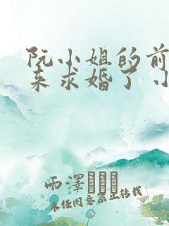 阮小姐的前夫又来求婚了 小说