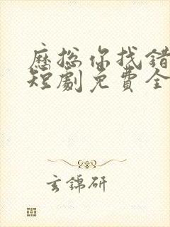 历总你找错夫人短剧免费全集