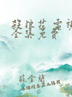 杀狼花 电视剧全集免费