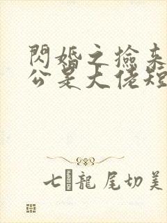 闪婚之捡来的老公是大佬短剧免费观看