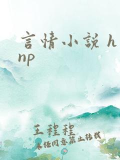 言情小说 h np