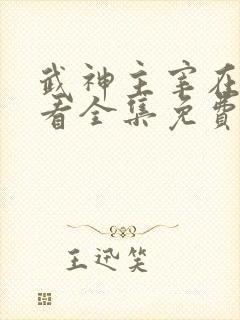 武神主宰在线观看全集免费播放真人版