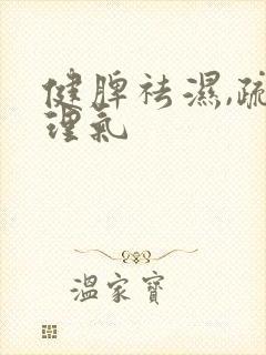 健脾祛湿,疏肝理气