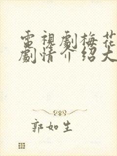 电视剧梅花儿香剧情介绍大结局