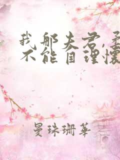 我那夫君,柔弱不能自理怀雪
