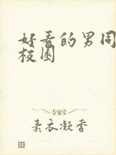 好看的男同小说校园