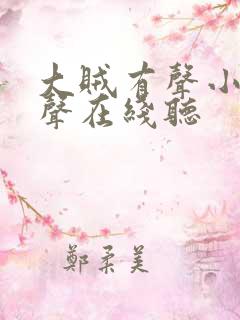 大贼有声小说女声在线听