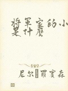 将军家的小娘子是什么