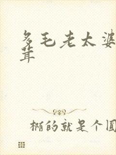 多毛老太婆毛茸茸