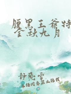 腹黑王爷特种妃 金秋九月