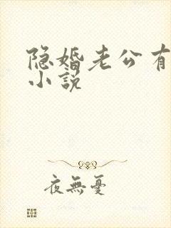 隐婚老公有点苏小说