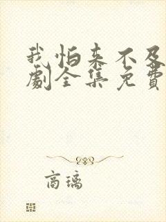 我怕来不及电视剧全集免费