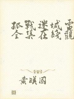 孤战迷城电视剧全集在线观看免费高