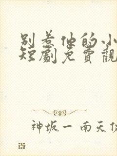 别惹他的小可怜短剧免费观看全集