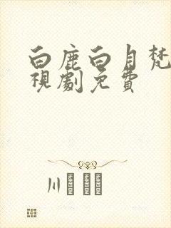 白鹿白月梵星电视剧免费
