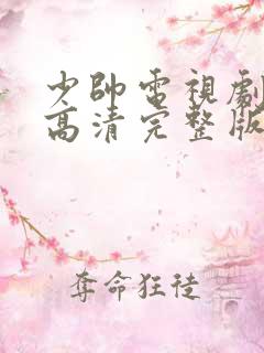 少帅电视剧免费高清完整版在线看