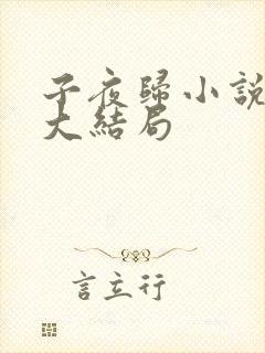 子夜归小说原著大结局 子夜归小说原著大结局