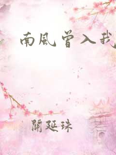 南风曾入我怀