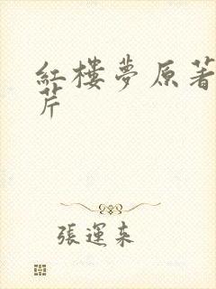 红楼梦原著曹雪芹